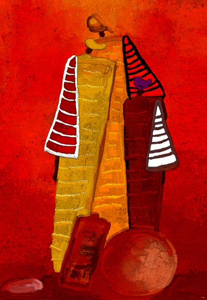 Afrique Famille von David Ganssi