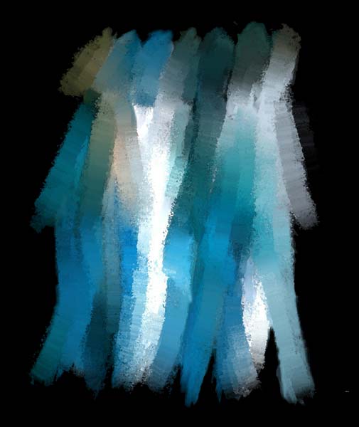 Mural 2 Bleu von David Ganssi