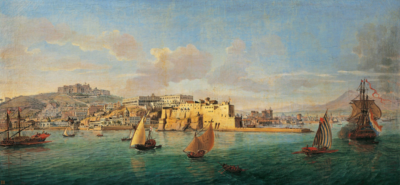 View of Naples von Gaspar Adriaens van Wittel
