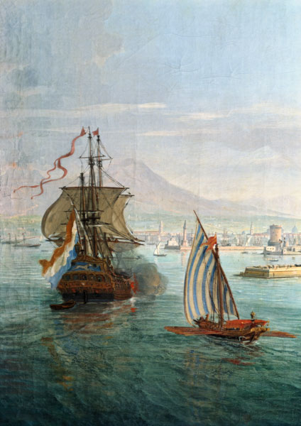 Seestück (Ausschnitt). von Gaspar Adriaens van Wittel