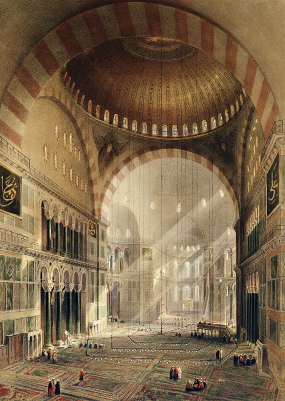 Konstantinopel, Hagia Sophia von Gaspard Fossati