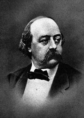 Gustave Flaubert (1821-1880) (b/w photo) 