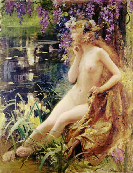 Water Nymph von Gaston Bussiere