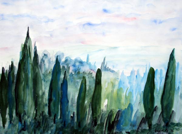 Landschaft in der Toscana von Hans-Jürgen Gaudeck