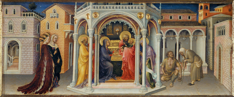 Die Darbringung Christi im Tempel von Gentile da Fabriano