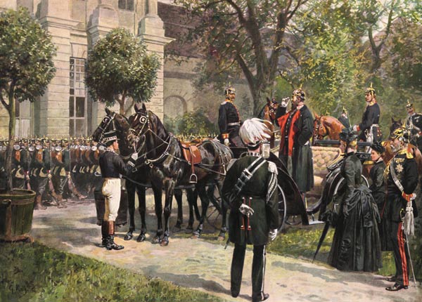 Die letzte Heerschau Kaiser Friedrichs III  von Georg Koch von Georg Koch