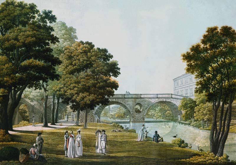 Weimar, Schloßbrücke von Georg Melchior Kraus