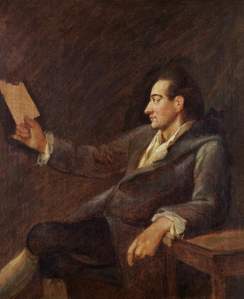 Johann Wolfgang v. Goethe von Georg Melchior Kraus