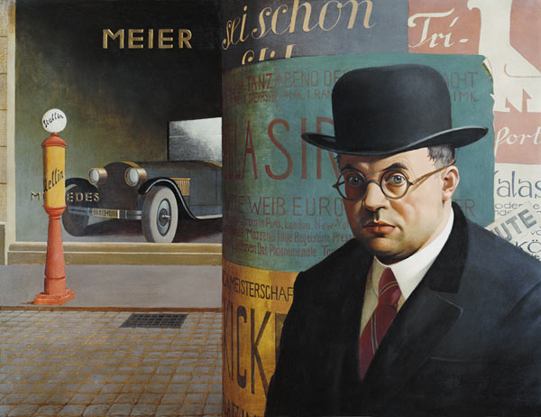 Selbstbildnis von Georg Scholz