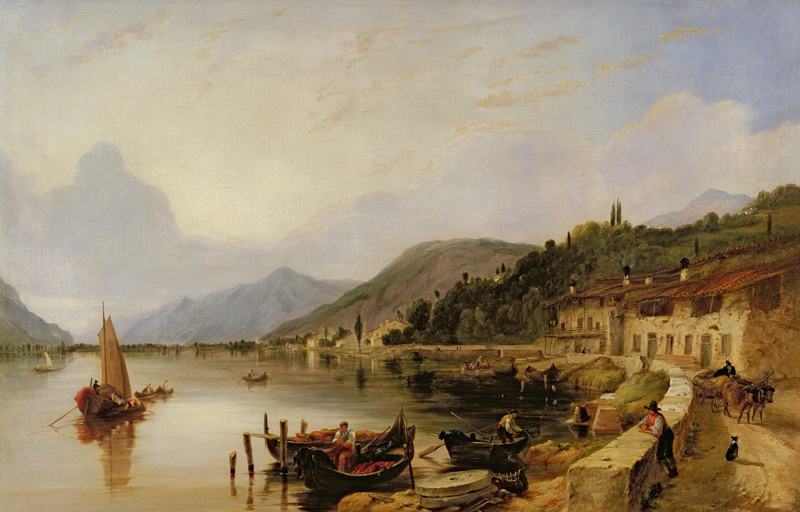 Lago d'Iseo, Italy von George Clarkson Stanfield