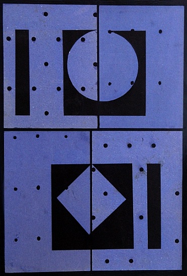 Collage, Blue Mercato von George  Dannatt