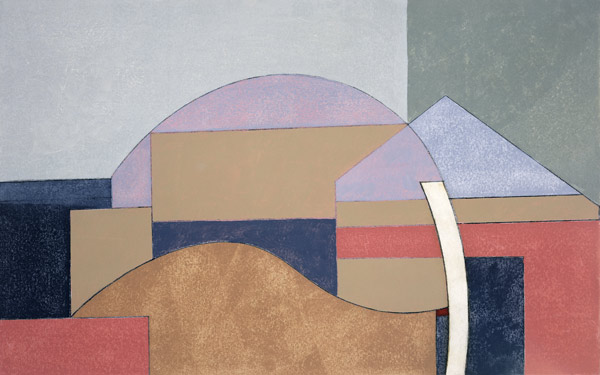 Farm End, 2002 (oil on board)  von George  Dannatt