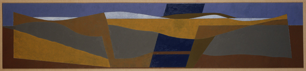 Poundbury Landscape, 1997 (oil on board)  von George  Dannatt