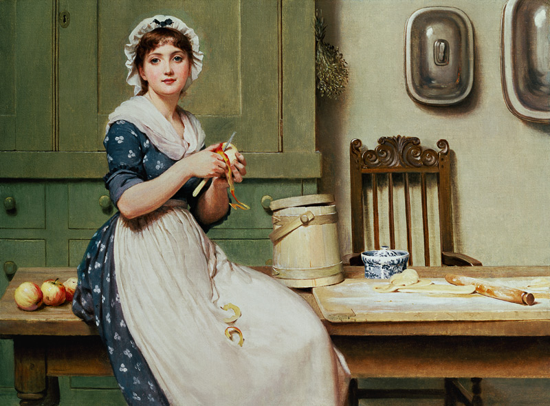 Apple Dumplings von George Dunlop Leslie