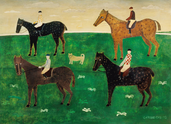 Horses and Jockeys von George  Fredericks