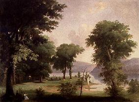 Am Hudson von George Henry Durrie