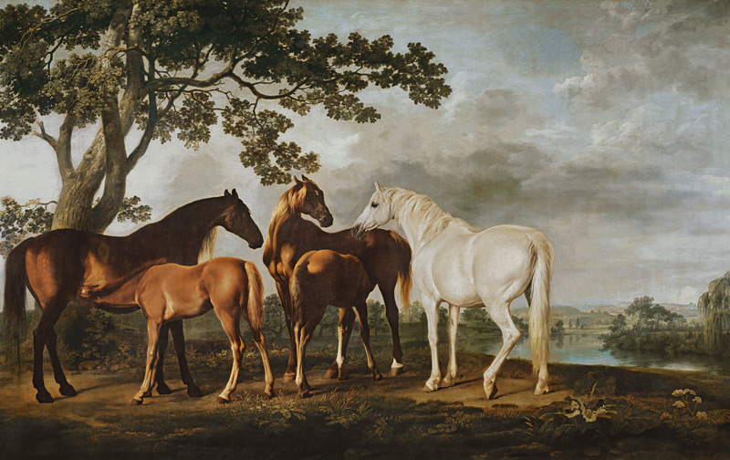 Stuten und Füllen von George Stubbs