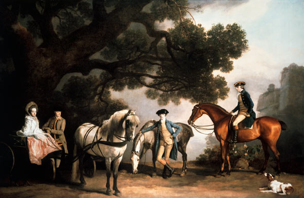 Die Familien Milbanke und Melbourne von George Stubbs