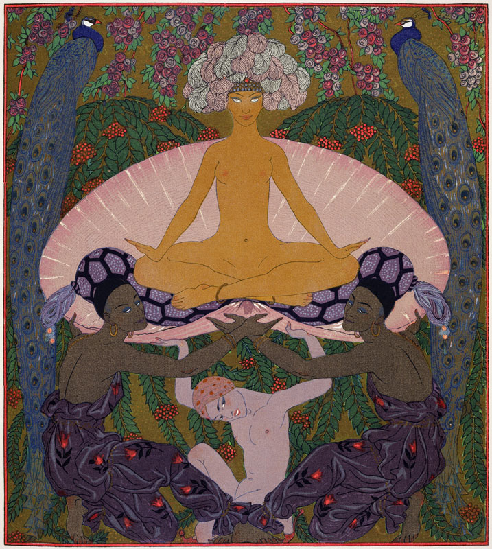 The Birth of Venus (ink and W/c on paper) von Georges Barbier