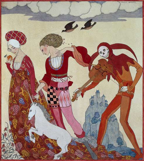 Love, Desire and Death von Georges Barbier