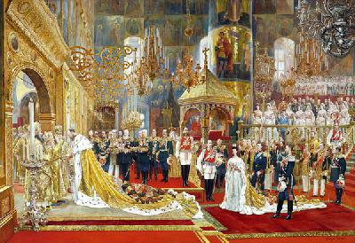 Die Krönung des Kaisers Alexander III. und Kaiserin Maria Fjodorowna