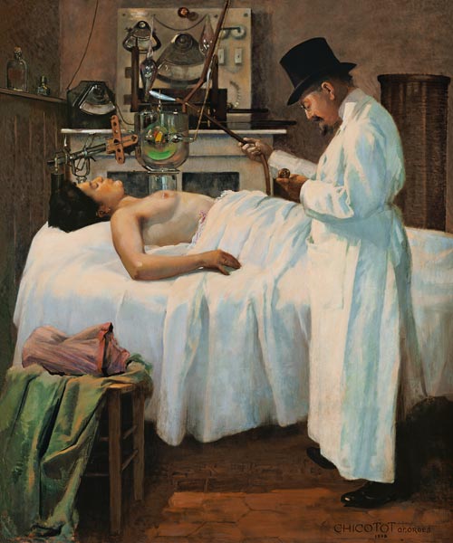 Der erste Versuch einer Strahlenbehandlung bei Krebs von Doktor Chicotot  von Georges Chicotot