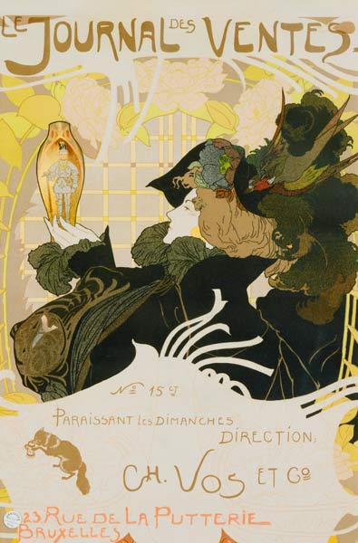 Le Journal Des Ventes'',  Georges De Feure (1868-1928) von Georges de Feure