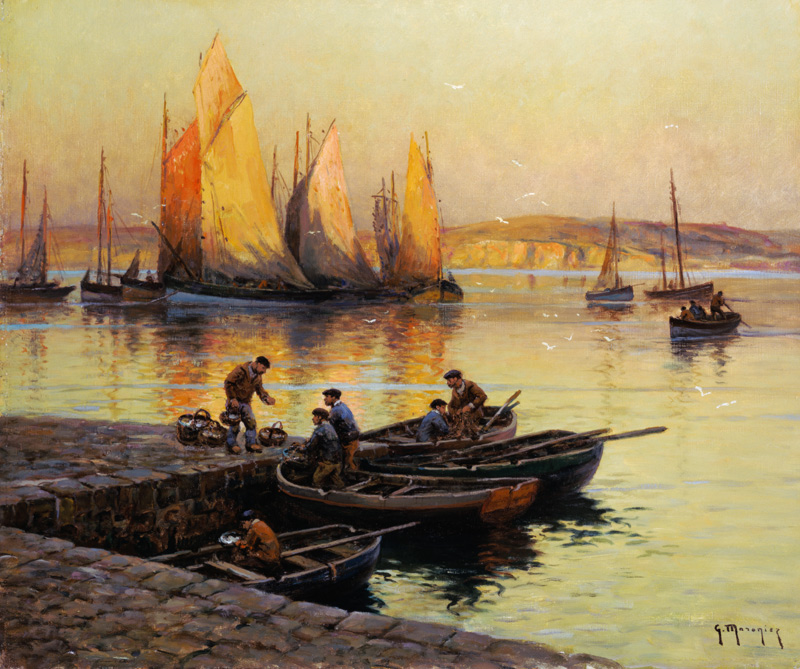Sunset von Georges Philibert Charles Maroniez
