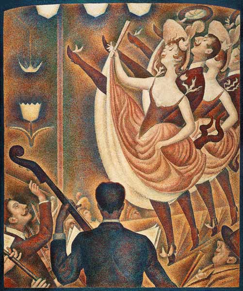 Le Chahut. von Georges Seurat