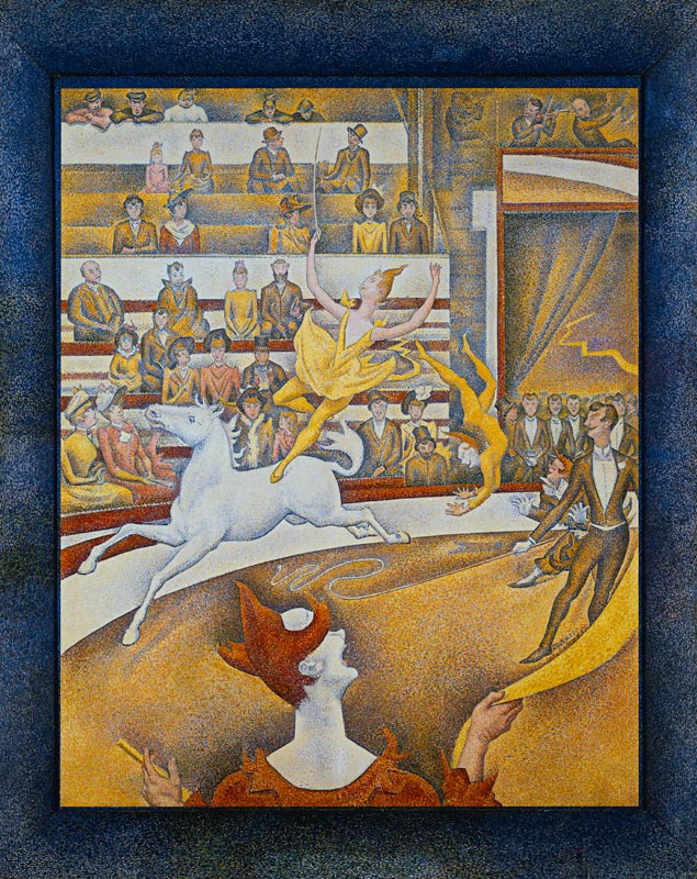 Le cirque von Georges Seurat