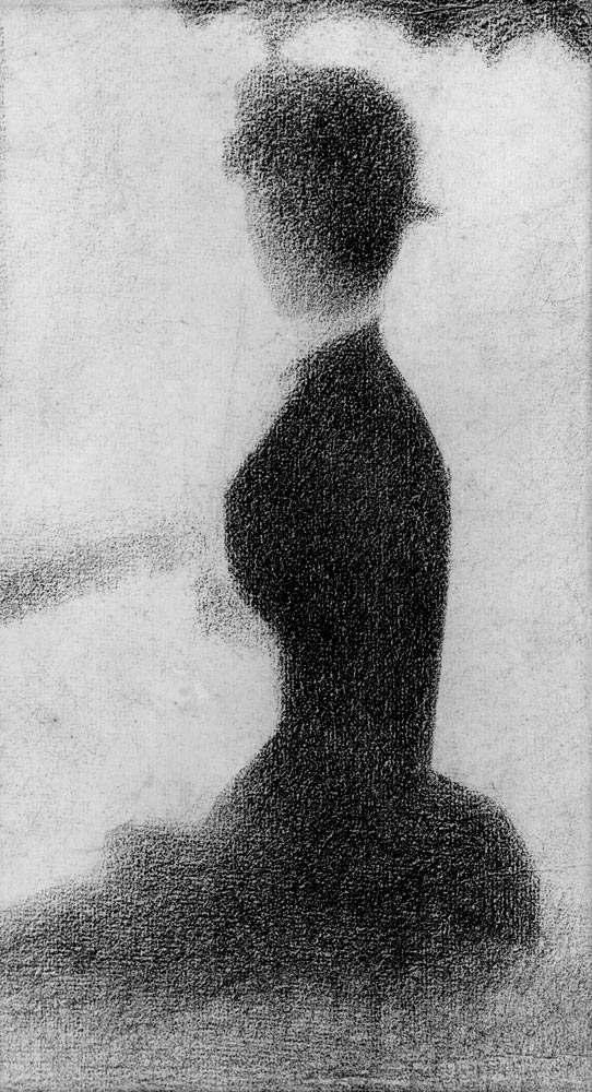 Study for Sunday Afternoon on the Island of La Grande Jatte, 1884 (conte pencil on paper) von Georges Seurat