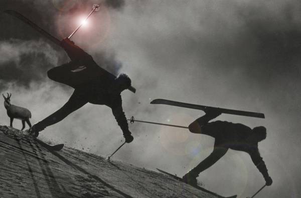 Vintage GOAT Ski Ballett von Gerald Herrmann