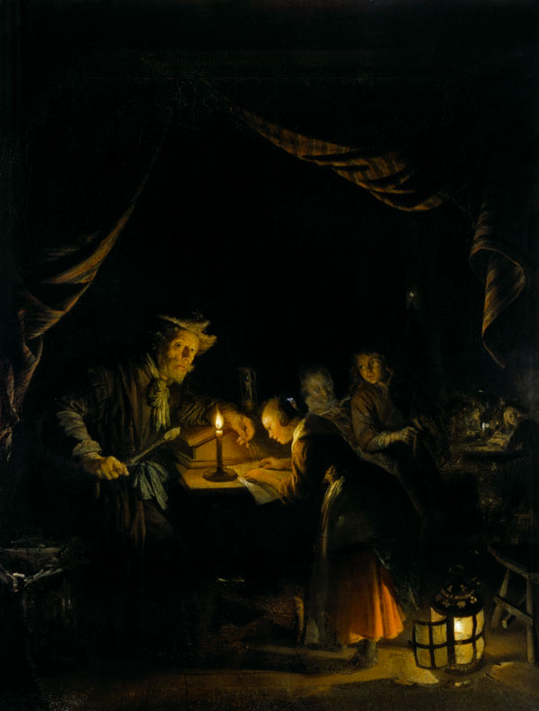 The School Master von Gerard Dou