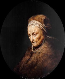 Bildnis von Rembrandts Mutter