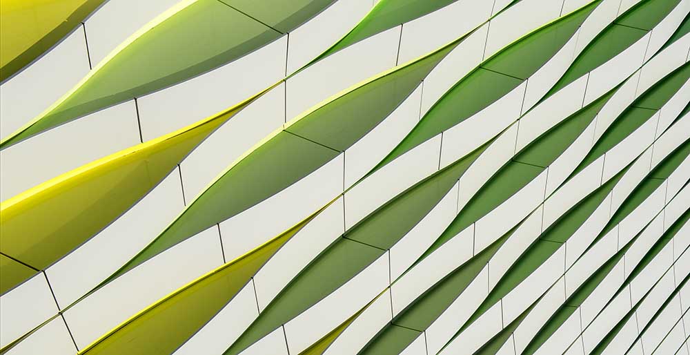 Gelb und grün tanzen von Gerard Jonkman