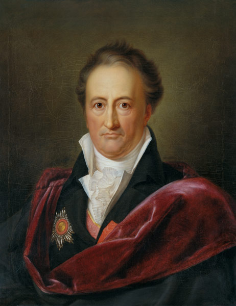 Porträt des Dichters Johann Wolfgang von Goethe (1749-1832) von Gerhard von Kügelgen