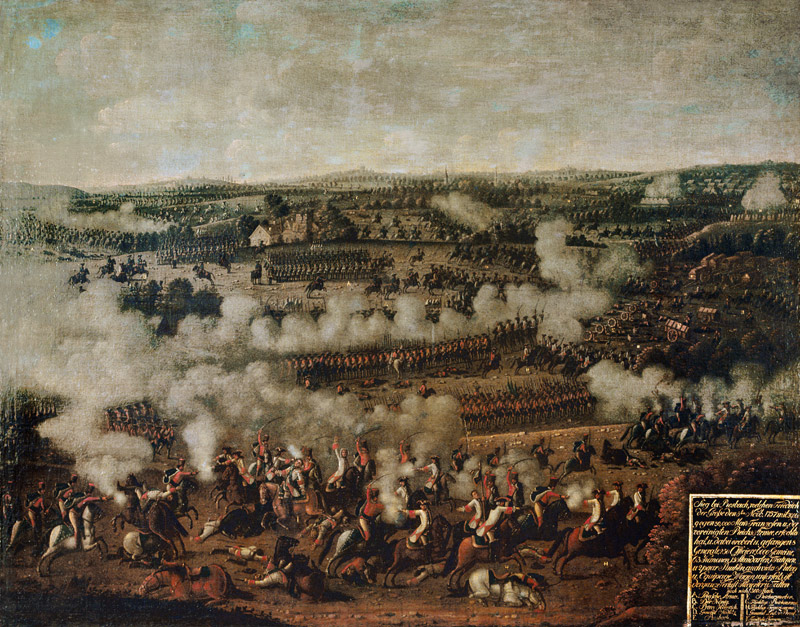 The Battle of Rossbach von German School