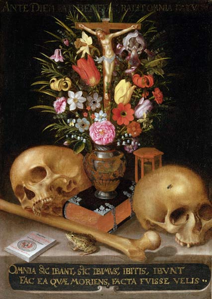 Vanitas Still Life von German School