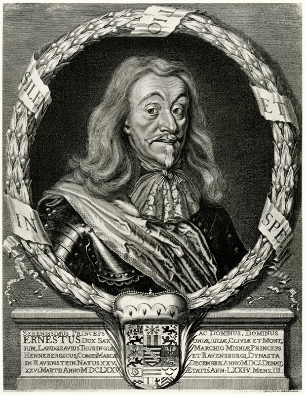 Ernst I. der Fromme von German School, (19th century)