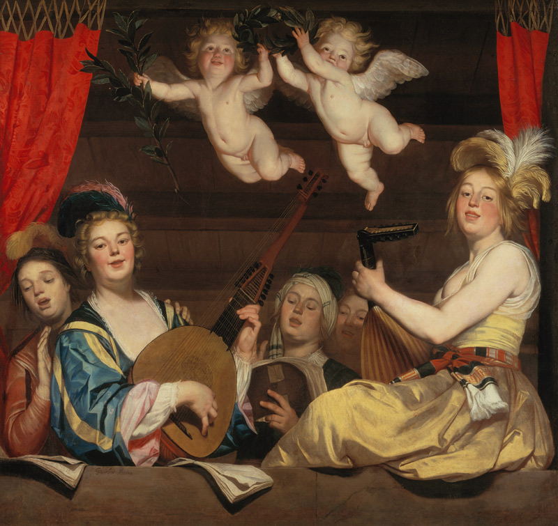 Das Konzert. von Gerrit van Honthorst
