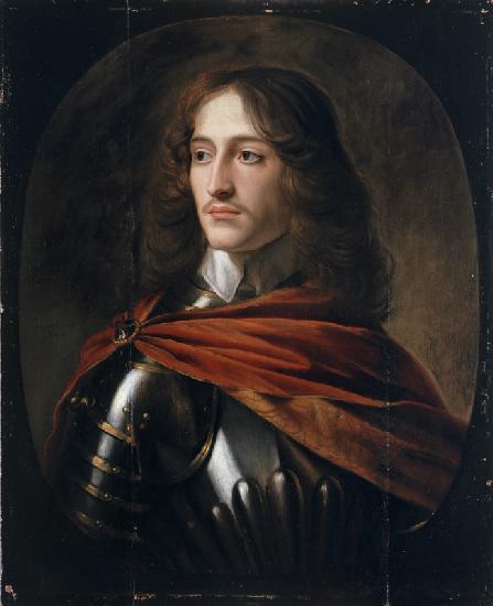 Porträt von Prinz Rupert vom Rhein als junger Mann. 1642