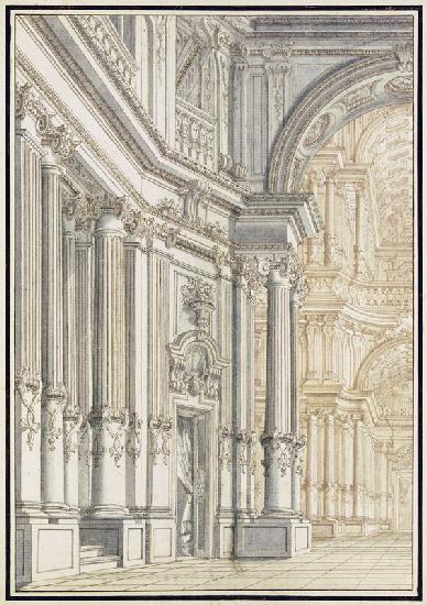 Innenraum einer barocken Kirche