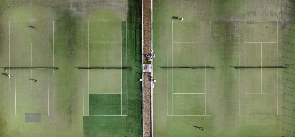 Tennis court von Gianni Basaglia