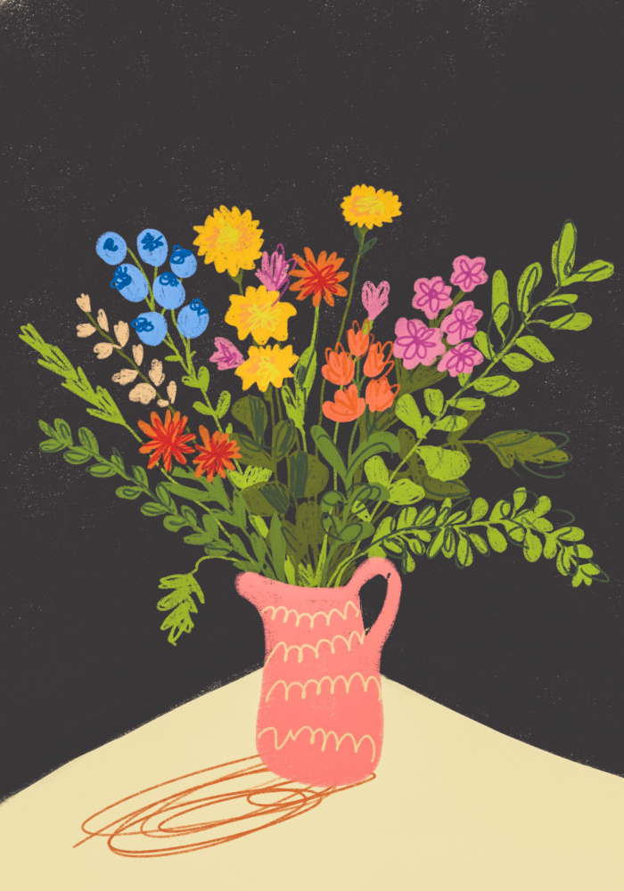 Meadow in a vase von Gigi Rosado