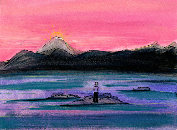 Study For A Sunset In A Foreign Land von Gigi Sudbury