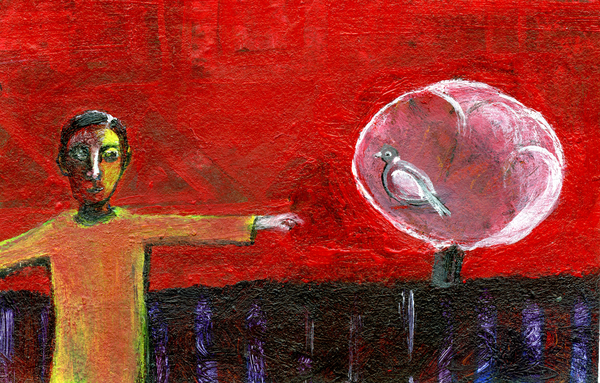 Wood Pigeon Tree von Gigi Sudbury