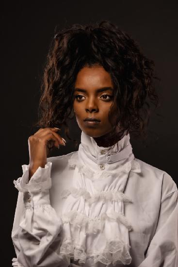 women in white shirt