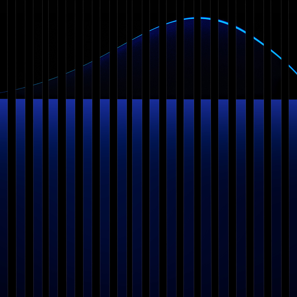 blue piano von Gilbert Claes