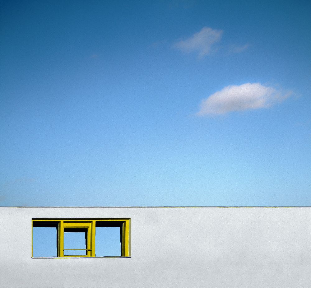 Gelbes Fenster von Gilbert Claes