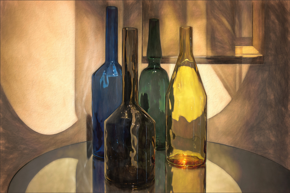 Glass quadrilateral von Gilbert Claes